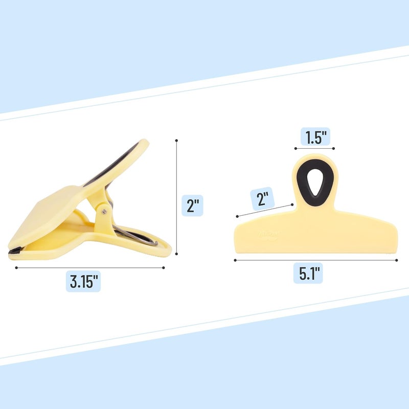 Mr. Pen - Chip Bag Clips, Magnetic Clips, 4 Pack, 5 Inches Wide, Heavy Duty, Bag Clips, Bag Clips for Food, Magnet Clips, Chip Clips, Bag Clips, Food Clips, Magnetic Bag Clips, - Image 3
