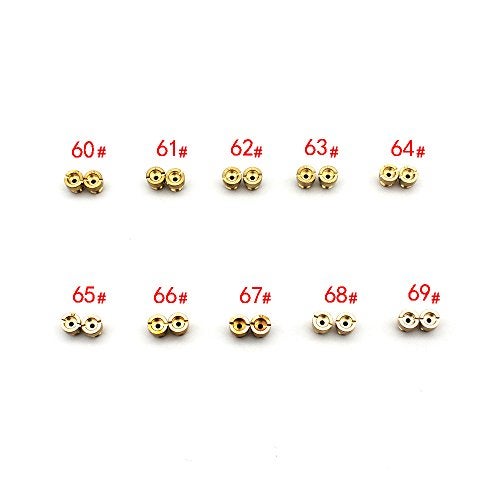 KIPA 20Pcs Carburetor Main Jet Assortment kit for Style AED Barry Grant Quick Fuel Demon Avenger Carburetor 1/4"-32 UNF Unified Fine Thread 2Pcs Per 60# 61# 62# 63# 64# 65# 66# 67# 68# 69# - Image 2