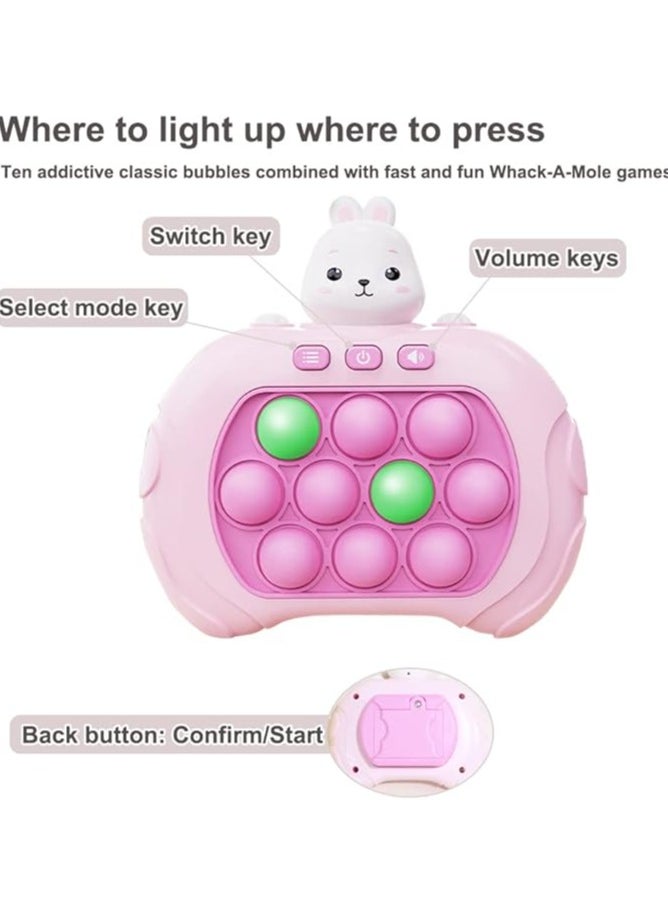 Generic - Ebenki Fidget Toys Light Up Pop It Toy, Push-up Digital Game Console, Wack-A-Mall Toy, Stress Relief Puzzle Machine, Puzzle Pop Toy with Multiple Play Modes for 3 Years and Above - Image 1