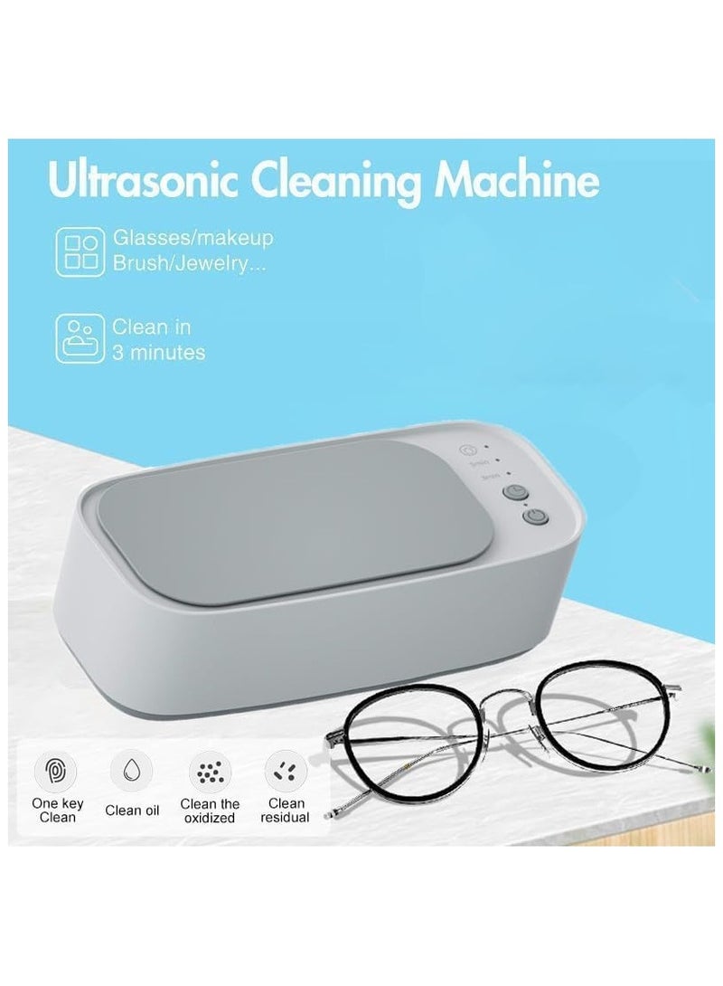 Ultrasonic Cleaner, 45khz Ultrasonic Jewellery Cleaner, Portable And Low Noise Jewellery Cleaner Ultrasonic, for Cleaning Jewelry, Eyeglasses, Watches, Ring, Necklace  - Image 4