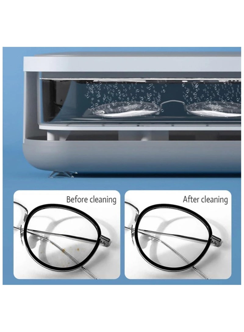 Ultrasonic Cleaner, 45khz Ultrasonic Jewellery Cleaner, Portable And Low Noise Jewellery Cleaner Ultrasonic, for Cleaning Jewelry, Eyeglasses, Watches, Ring, Necklace  - Image 5