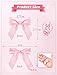 MERDTTES 50 Pcs Pink Mini Bows 275 Inch Twist Tie Bows Elegant Pink Bows for Gift Wrapping DIY Crafts Party Decorations Baby Shower Birthday Wedding Decor Gift Bags - Image 4