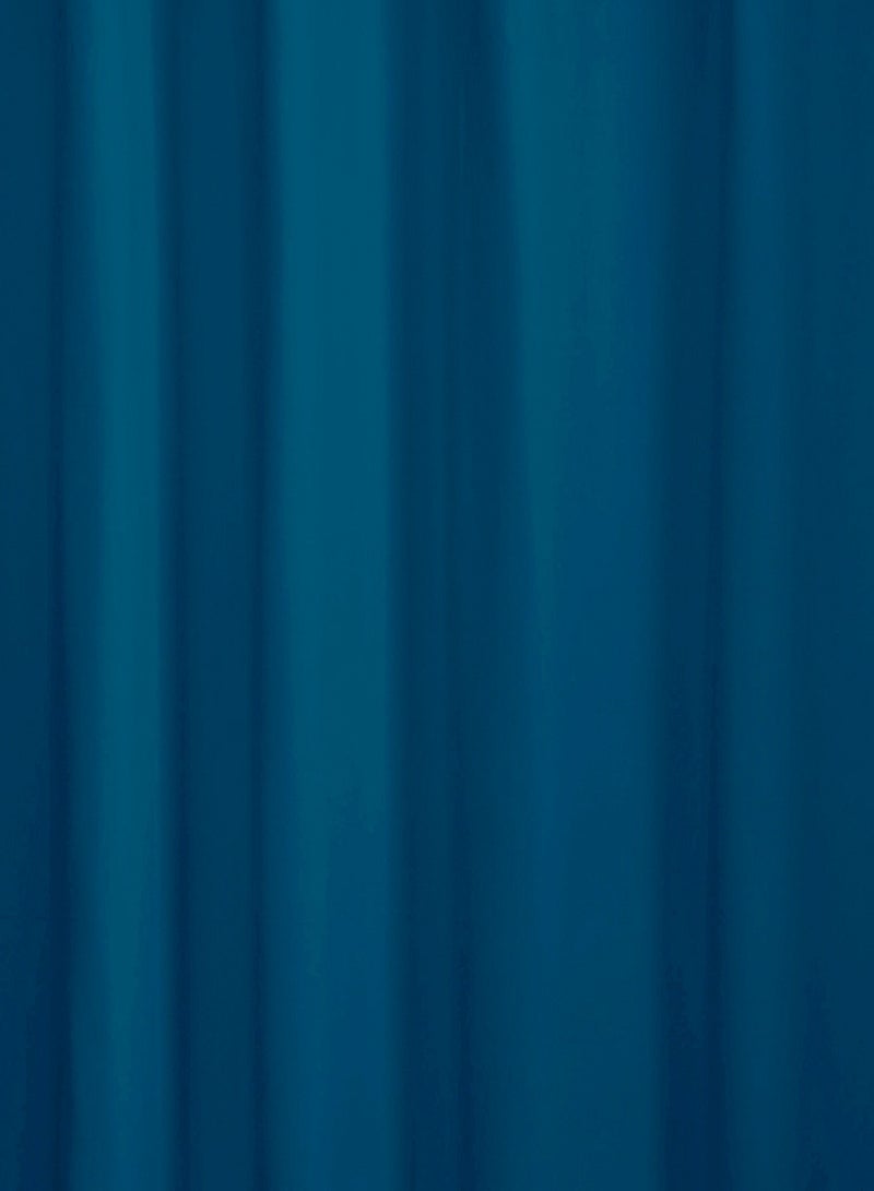 Story@Home Blackout Window Curtains, for Living/Bedroom. Premium Faux Silk, Rich Polyester. Light Blocking, Thermal Insulation, Noise Reduction. Grommet. Solid Blue, 2 Panels, 152cm/5ft - Image 3