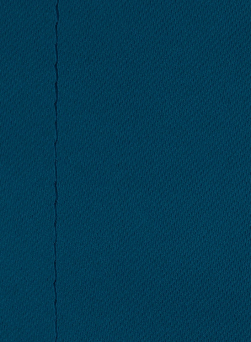 Story@Home Blackout Window Curtains, for Living/Bedroom. Premium Faux Silk, Rich Polyester. Light Blocking, Thermal Insulation, Noise Reduction. Grommet. Solid Blue, 2 Panels, 152cm/5ft - Image 4