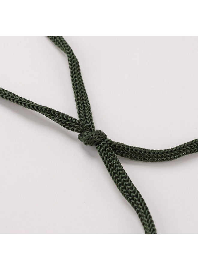 Kuber Industries Nylon Rope Travel Hammock |Garden Hammock Swing for Adults|100 KG Load Bearing Capicity|Including 2 Rope, 1 Bag (Green) - Image 4