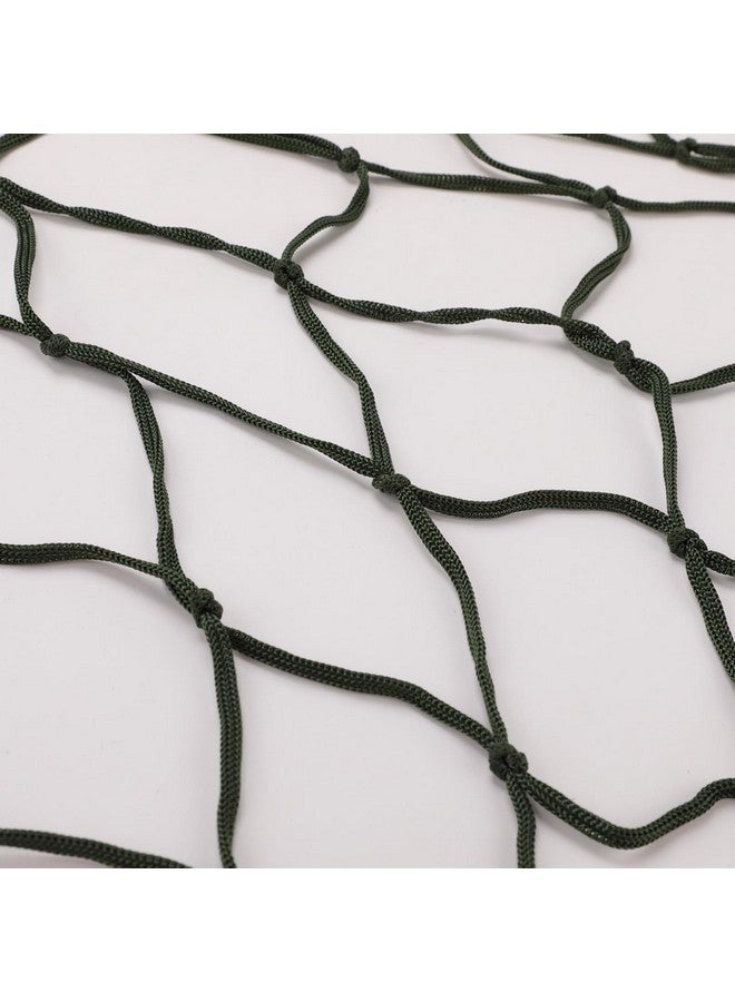 Kuber Industries Nylon Rope Travel Hammock |Garden Hammock Swing for Adults|100 KG Load Bearing Capicity|Including 2 Rope, 1 Bag (Green) - Image 3