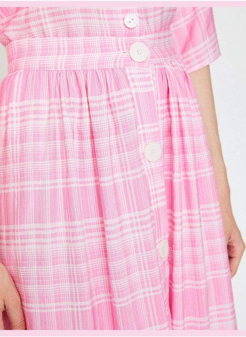 KOTON Button Detailed Skirt