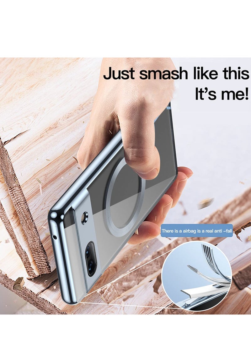 SYOSI Google Pixel 7A Case, Ultra Thin TPU and Acrylic Protective Case Shockproof Anti-Scratch Anti-Yellow Protective Cover for Google Pixel 7A Supports Magnetic Wireless Charging - Image 5