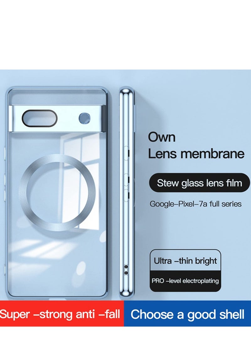 SYOSI Google Pixel 7A Case, Ultra Thin TPU and Acrylic Protective Case Shockproof Anti-Scratch Anti-Yellow Protective Cover for Google Pixel 7A Supports Magnetic Wireless Charging - Image 4