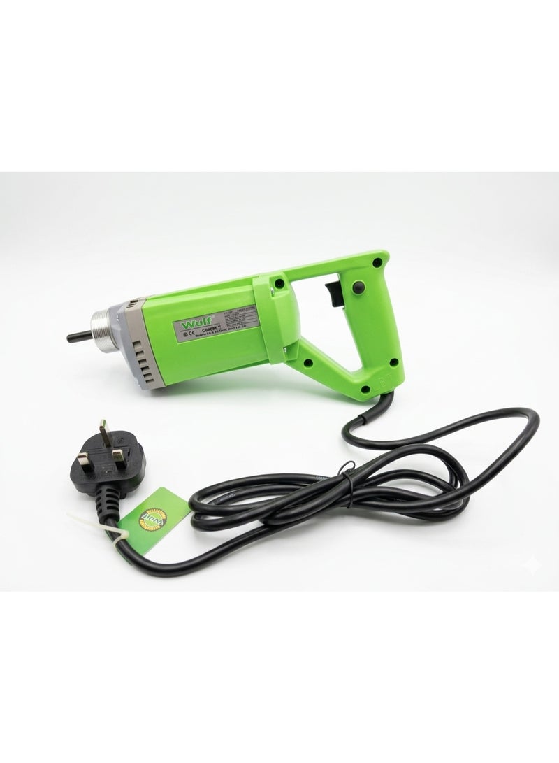 WULF 850W Concrete Vibrator Machine with 35mm Hose, Heavy Duty Electric Concrete Vibrator for Cement Compaction, Construction Work & Air Bubble Removal - Image 3