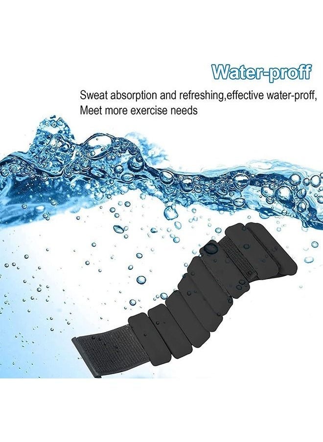Arabest Wrist Weights, 2 Pack Adjustable Wearable Wrist and Ankle Weights, Weight Bracelet, 450g Each, Silicone Surface, Waterproof and Sweatproof, Fit Women Men Yoga Walking Jogging Dance Fitness  - Image 3