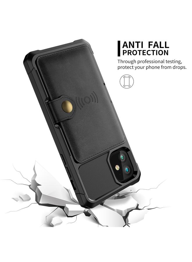 Zaboon Case For iPhone 11 Magnetic Wallet Card Bag Leather Case - Image 4