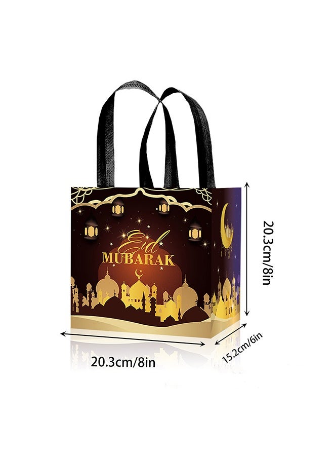 Topyich - Eid al-Adha Decorations ,12Pcs Gift Bags, Eid al-Adha Party  Bags Treat Candy Bags Double Sided Printing Party Bags - Image 1