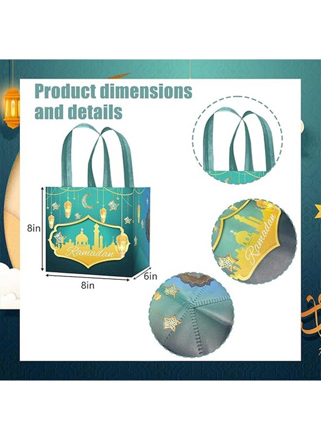Topyich - Eid al-Adha Decorations ,12Pcs Gift Bags, Eid al-Adha Party  Bags Treat Candy Bags Double Sided Printing Party Bags - Image 1