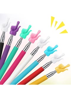 erorex Teacher Pointer Stick 8 Pcs Classroom Pointer Stick Finger Pointer Stick Retractable Reading Pointers Telescopic Demonstration Student Whiteboard Pointer Teacher Advertisement For Kids  - Image 2
