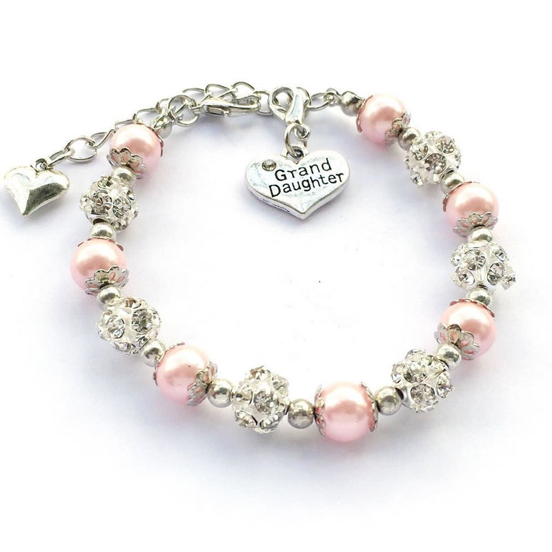 DOLON Pink Color Gift for Granddaughter Bracelet Jewelry - Image 1