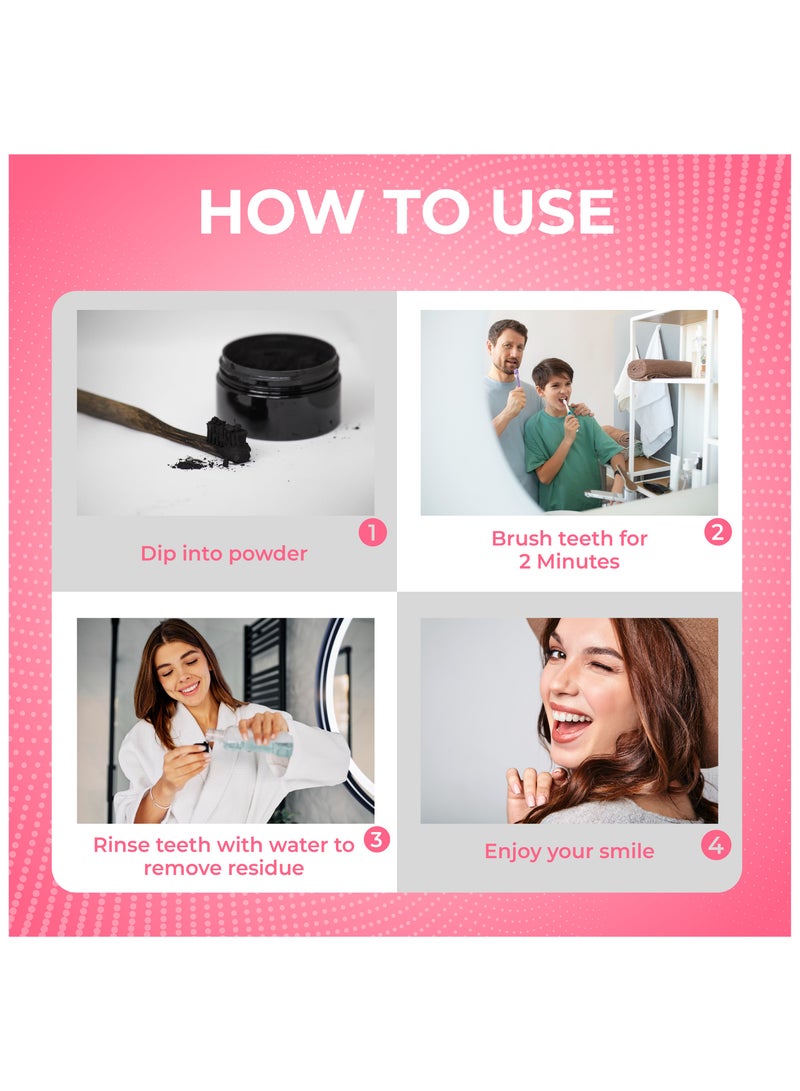 Jadole Naturals 3D Teeth Whitening, Improve Oral Health, Fresh Breathe, Conceals Stain, Neutralizes Yellow, Strengthen Enamel - Image 4