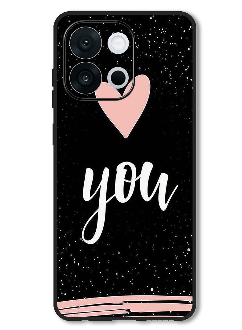 Theodor Case Compatible with OnePlus 13T 6.32 Inch Protection Shockproof Bumper Cover Love You - Image 1