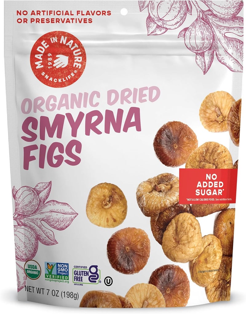 Made in Nature Organic Dried Smyrna Figs - 7oz Bags (6 Count) - Image 4