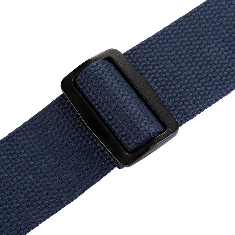 Levy's Leathers 2" Signature Series Cotton Guitar Strap with Suede Ends and Tri-glide Adjustment; Navy (MSSC8-NAV) - Image 3