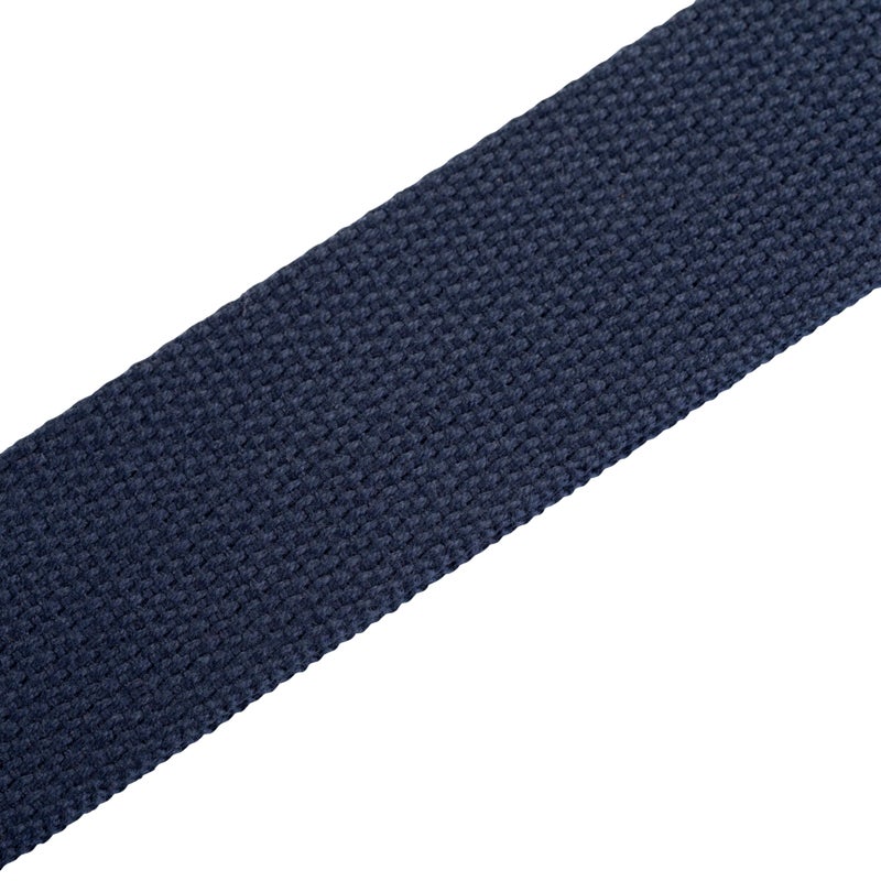 Levy's Leathers 2" Signature Series Cotton Guitar Strap with Suede Ends and Tri-glide Adjustment; Navy (MSSC8-NAV) - Image 4