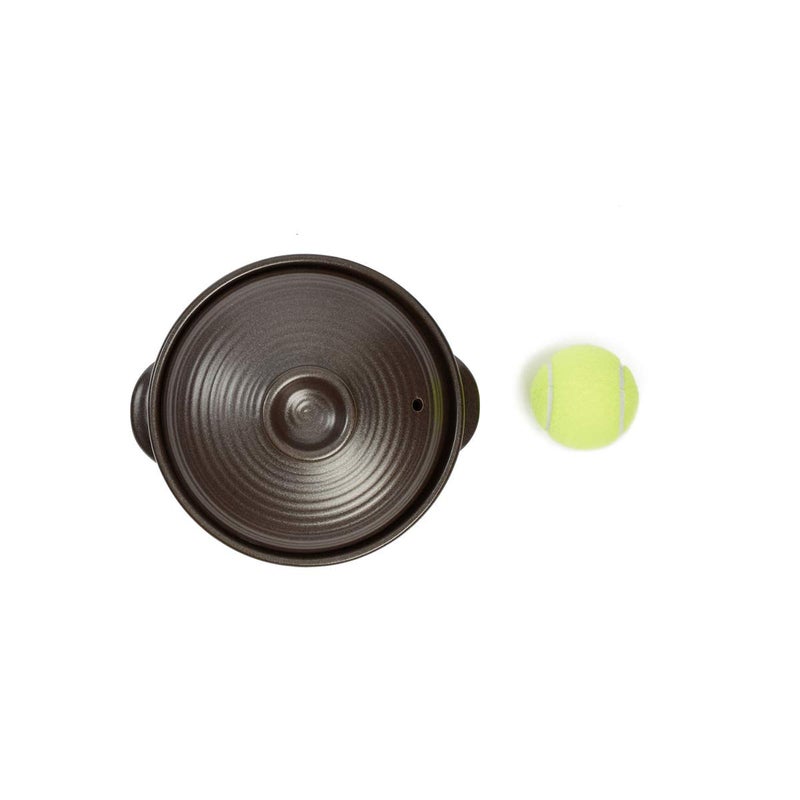 Crazy Korean Cooking Crazy Korean Cooking Korean Stone Bowl (Dolsot), Sizzling Hot Pot for Bibimbap and Soup - Premium Ceramic (Large with Lid)  - Image 5