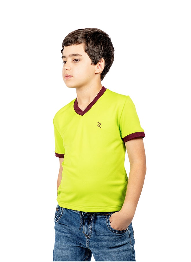 ZAECY Boy's V-Neck T-Shirt  - Image 3