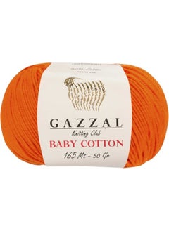 Gazzal Baby Cotton Orange Baby Wool-3419 