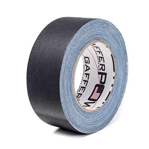 Gaffer Power Proudly Made in The USA, Real Professional Grade Gaffer Tape, Heavy Duty Gaffers Tape, Non-Reflective, Multipurpose. 2 Inches x 30 Yards, Black - Image 1