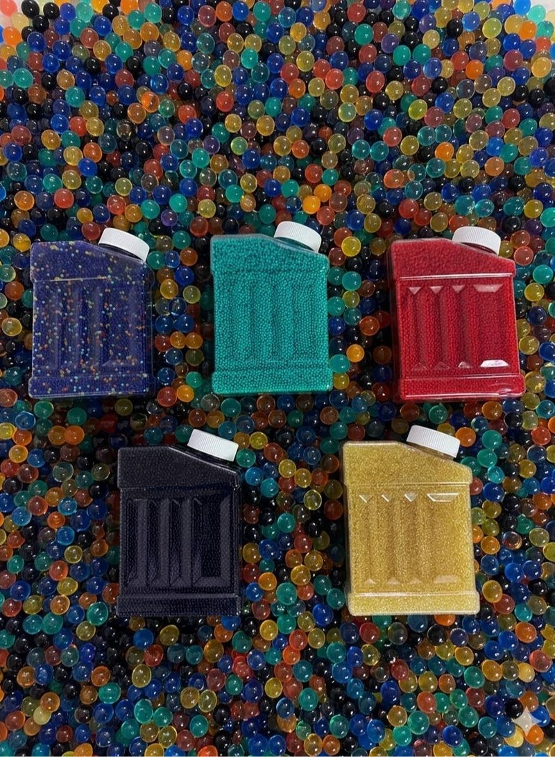 60,000 pieces of colored water-based gel beads, 7-8 mm size, water-based ammo ball