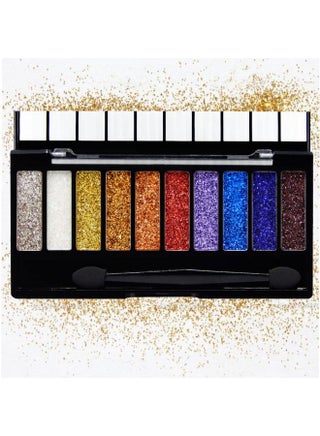 Glitter Eyeshadow Palette 10 Colors Sparkle Shimmer Eye Shadow Highly Pigmented Long Lasting Makeup Palette 13G (01) - pzsku/Z00357C37F5576A240116Z/45/_/1720076821/874f9eae-8095-451a-8a61-2eea09cc15e2
