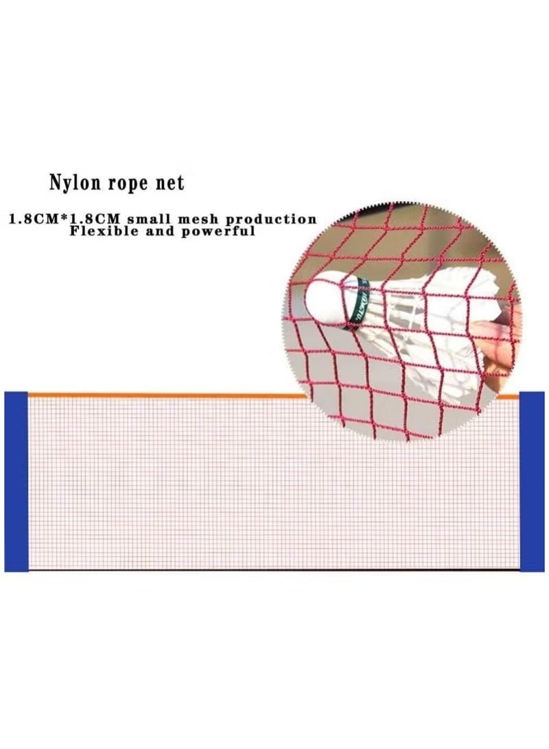 والالا مجموعة معدات شبكة تنس الريشة المحمولة، شبكة تنس مع حامل قابل لضبط الارتفاع وحقيبة حمل، شبكات سهلة التجميع للأطفال والكبار للتنس، أو بيكلبول، أو الريشة الطائرة (4.2 متر) - Image 3