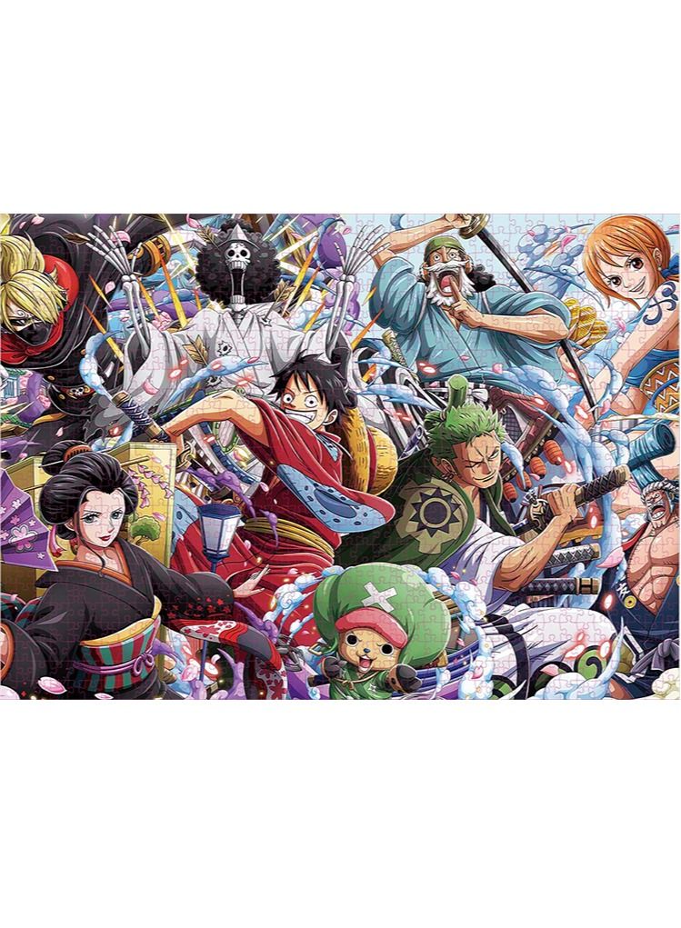 Jigsaw puzzle of 1000 pieces, designed by Anime One Piece - size 70 x 50 cm