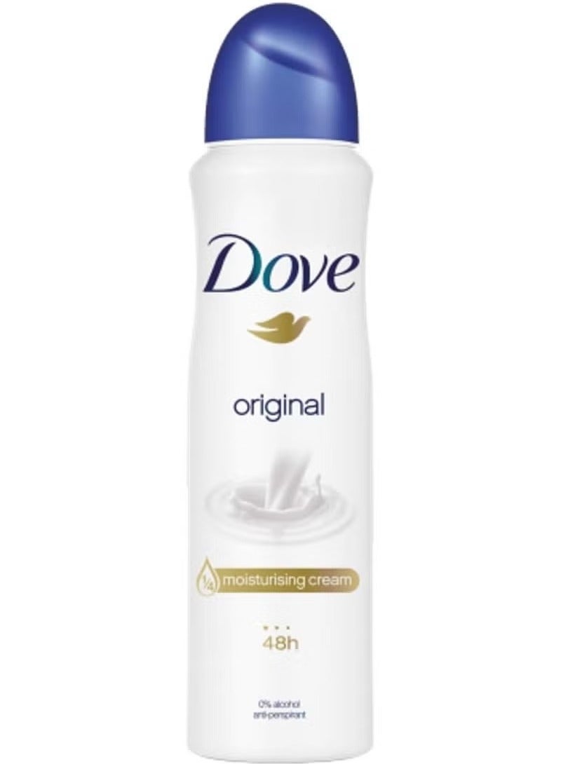Dove Original Antiperspirant Spray Deodorant - 150 ml - Image 2