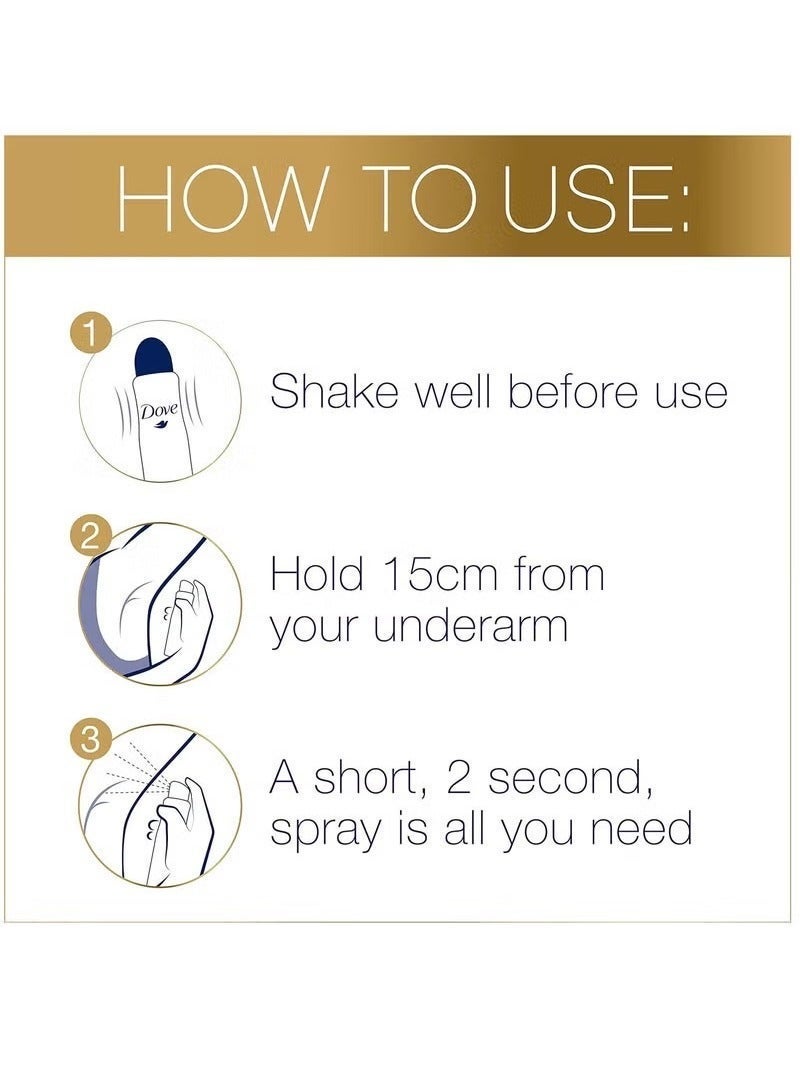 Dove Original Antiperspirant Spray Deodorant - 150 ml - Image 2