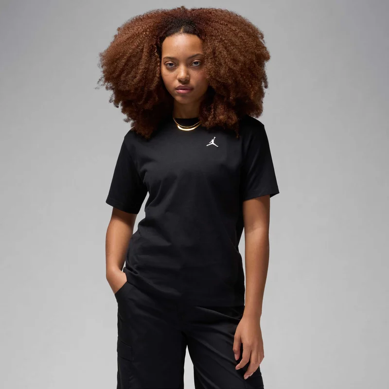 Jordan Black Women's Essentials Top for Women | Best Price UAE