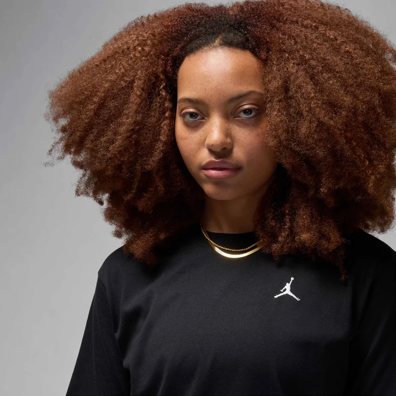Jordan Black Women's Essentials Top for Women | Best Price UAE