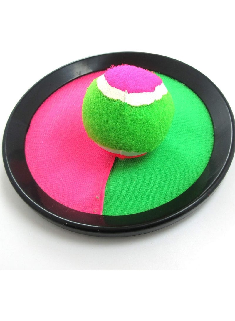 Generic Catch Ball Game Set for Kids – 2 Paddle Rackets with Sticky Ball – Outdoor Throw and Catch Toy for Boys and Girls – Fun Summer Beach Backyard Game - Image 3