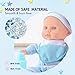 SMILESSKIDDO Twin Baby Dolls 12 inch Two Soft Body Doll with Rompers Hat and Pacifier Doll Bibs Dolls Play Set for 2 3 4 5 Year Old Boys and Girls Gift - Image 4