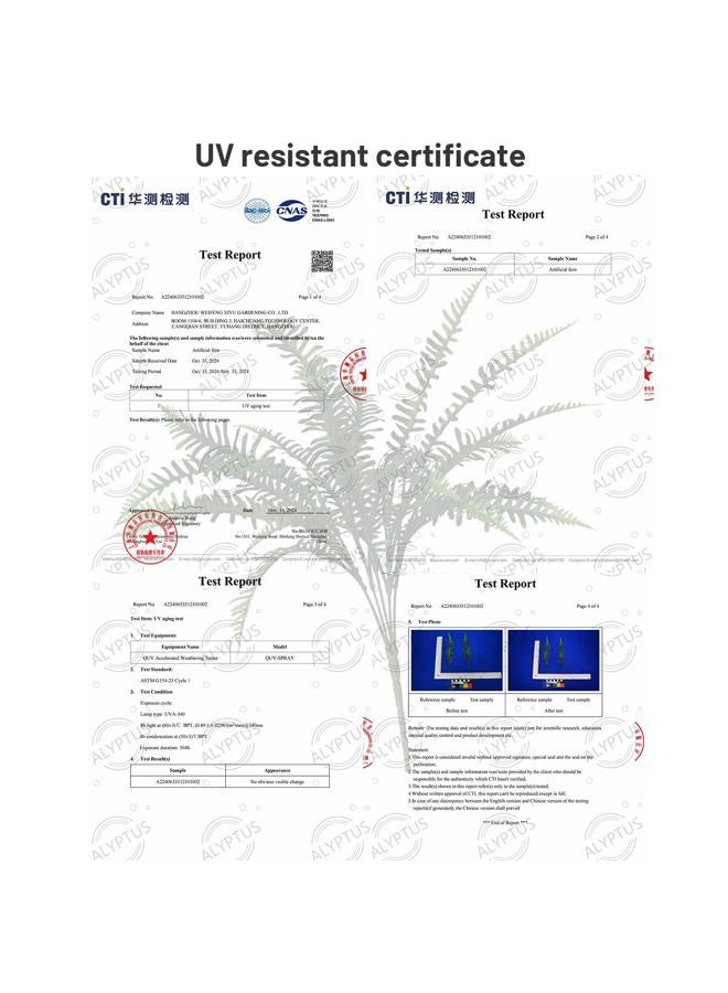 alyptus UV Resistant Artificial Plants Outdoor 16 Bundles Fake Ferns Green Leaves Faux Greenery, Plastic Flowers for Outdoors Front Porch, Patio, Planters, Décor, Garden Decorations (Fern) - Image 4