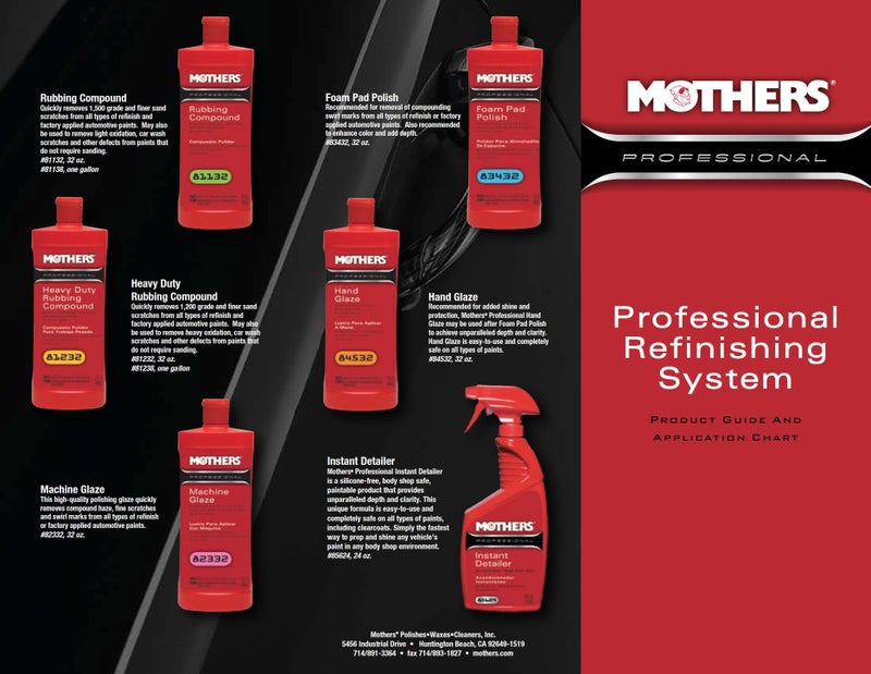 Mothers 81132 Professional Rubbing Compound - 32 oz. - Image 2