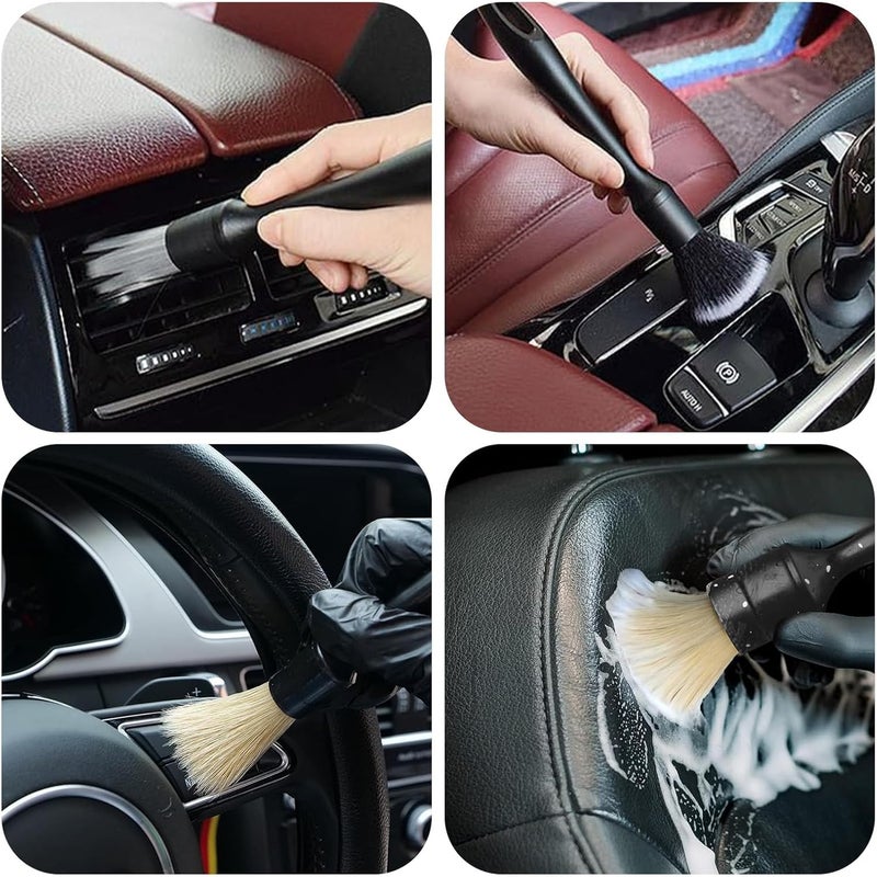 GraGra 6 PCS Car Detailing Brushes Set for Interior/Exterior Cleaning - Image 5