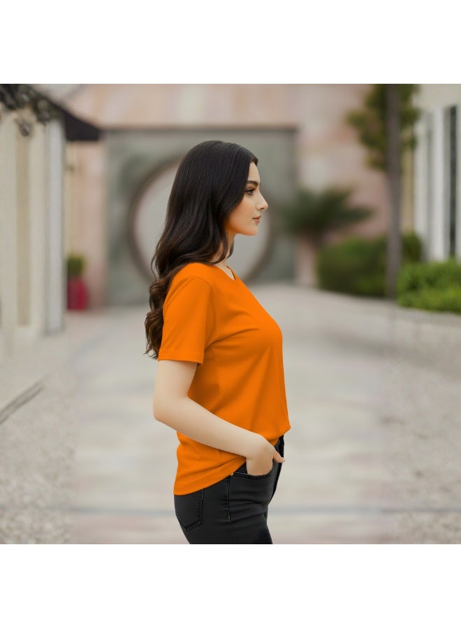 تي شيرت نسائي كولومبيا للبالغين - تي شيرت قطني برقبة دائرية وأكمام قصيرة - احتفل بكولومبيا بأناقة - تي شيرت كولومبيا نسائي ناعم ومريح - Image 5