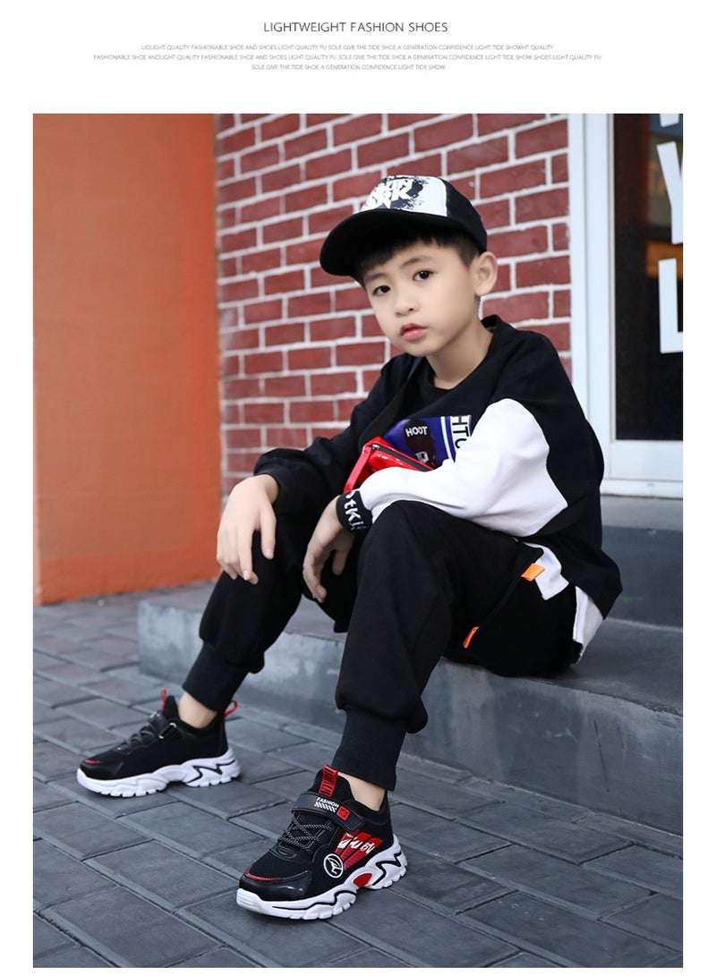 NIBEMINENT Children's Shoes Boy Sneakers Shoes Breathable Outdoors Leisure Trainers Casual Non-slip  Pupil  Boy Fashion Shoe - Image 3