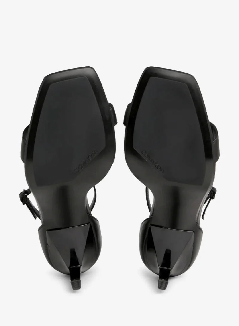CALVIN KLEIN Leather Stiletto Sandals