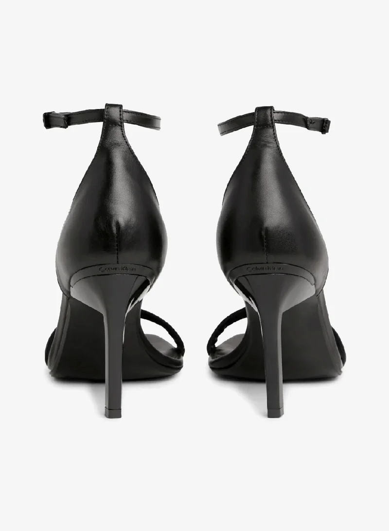 CALVIN KLEIN Leather Stiletto Sandals