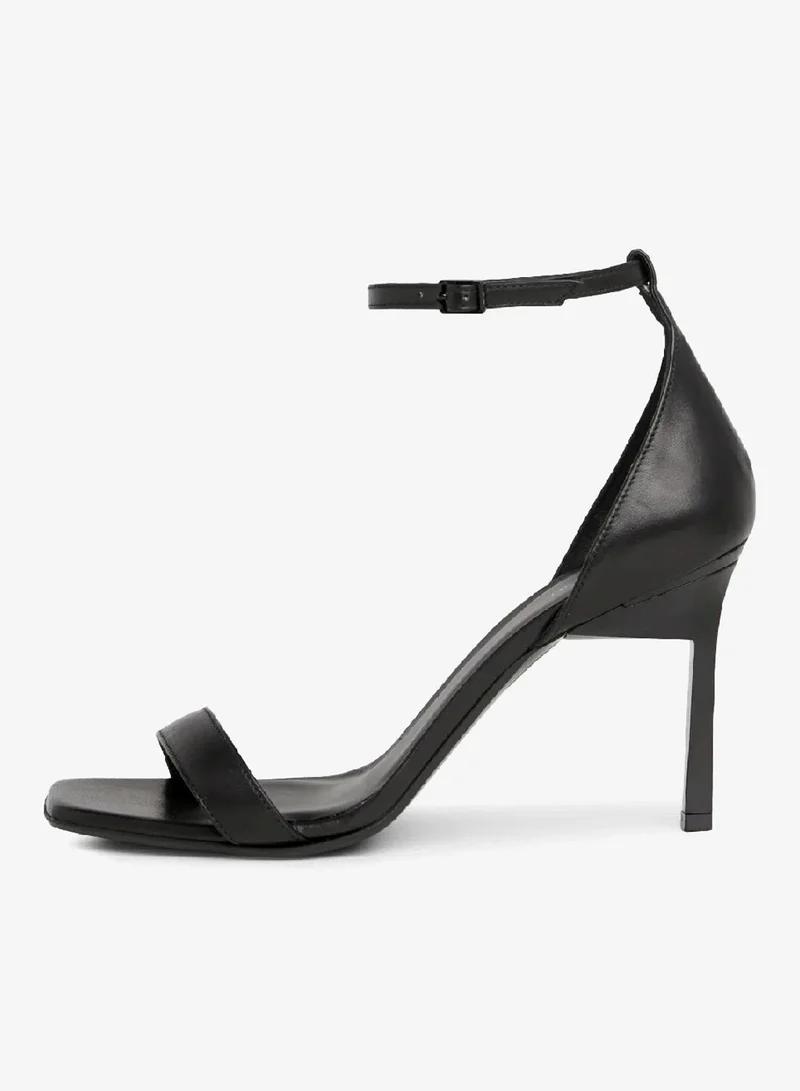CALVIN KLEIN Leather Stiletto Sandals
