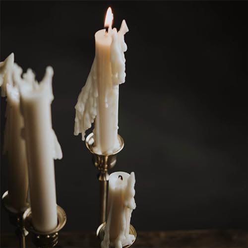 TOPYS 6 Holes Long Cylinder Silicone Candle Molds, Pillar Cylinder Shape Mold for Aromatherapy Candle Soy Wax Soap Clay Craft Plaster Resin Handmade Crafts Gifts Birthday Cake Decor(5.9in) - Image 5