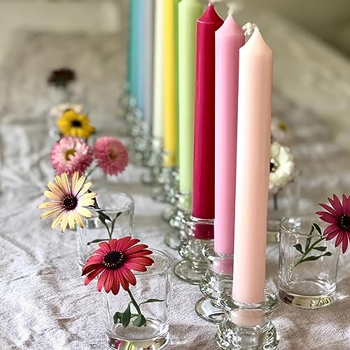 TOPYS 6 Holes Long Cylinder Silicone Candle Molds, Pillar Cylinder Shape Mold for Aromatherapy Candle Soy Wax Soap Clay Craft Plaster Resin Handmade Crafts Gifts Birthday Cake Decor(5.9in) - Image 3