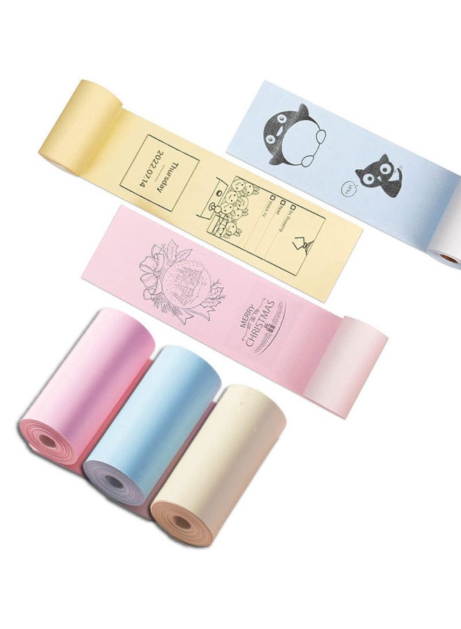 Neutral Wrong Printer Self-adhesive Printing Paper 57x25 Non-core Supermarket Takeaway Receipt Paper Paste Printing Paper - Image 1